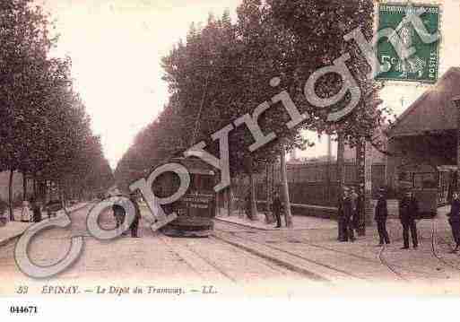 Ville de EPINAYSURSEINE Carte postale ancienne