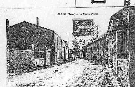 Ville de EPOYE Carte postale ancienne