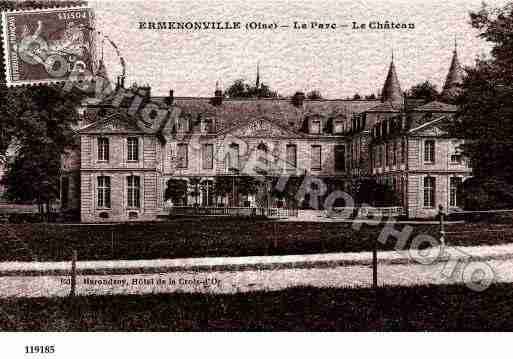 Ville de ERMENONVILLE Carte postale ancienne