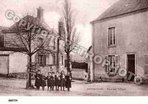 Ville de FAVEROLLES Carte postale ancienne