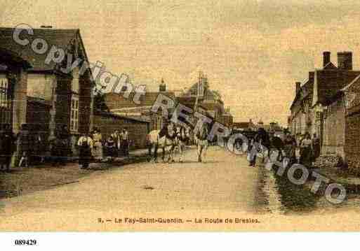 Ville de FAYSAINTQUENTIN(LE) Carte postale ancienne