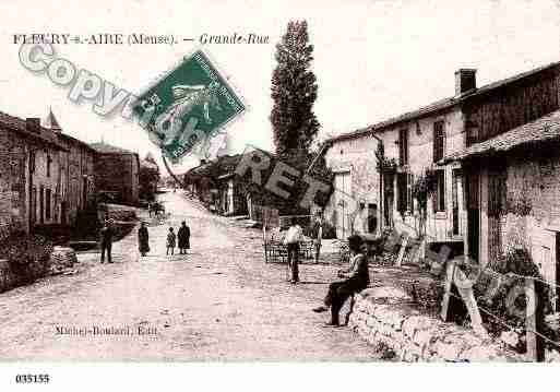 Ville de FLEURYSURAIRE Carte postale ancienne