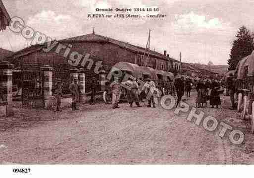 Ville de FLEURYSURAIRE Carte postale ancienne