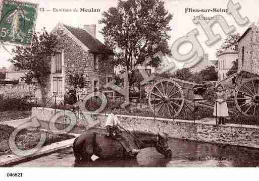 Ville de FLINSSURSEINE Carte postale ancienne