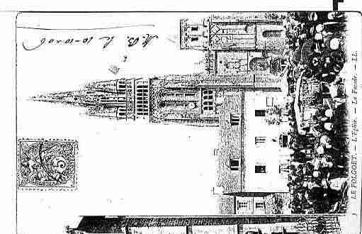 Ville de FOLGOET(LE) Carte postale ancienne