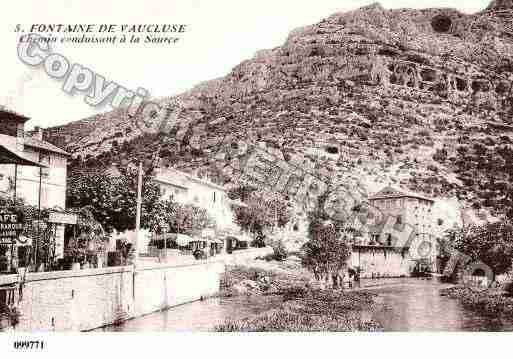 Ville de FONTAINEDEVAUCLUSE Carte postale ancienne