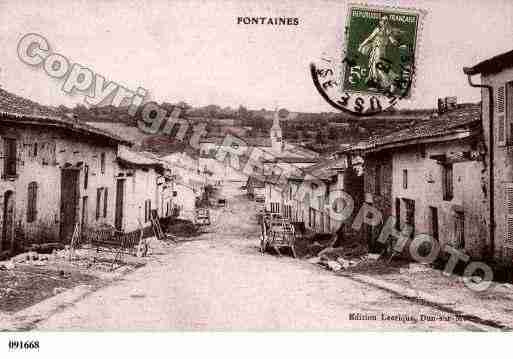Ville de FONTAINESSAINTCLAIR Carte postale ancienne
