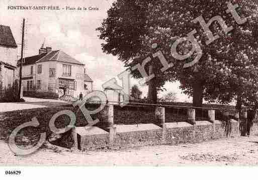 Ville de FONTENAYSAINTPERE Carte postale ancienne