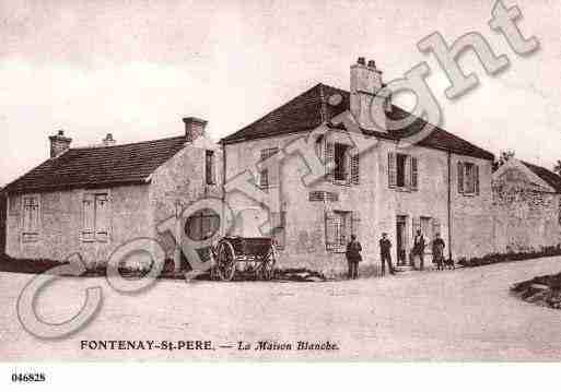 Ville de FONTENAYSAINTPERE Carte postale ancienne