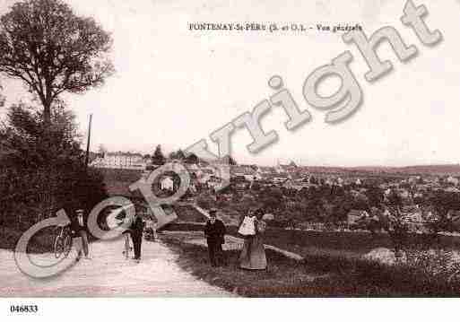 Ville de FONTENAYSAINTPERE Carte postale ancienne