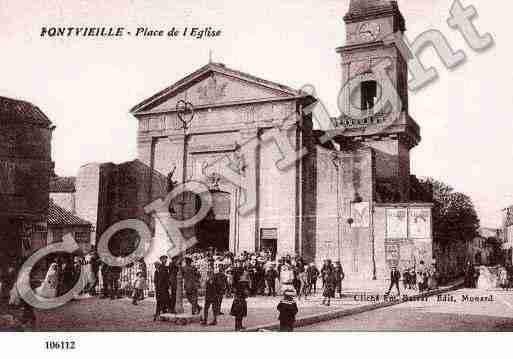 Ville de FONTVIEILLE Carte postale ancienne