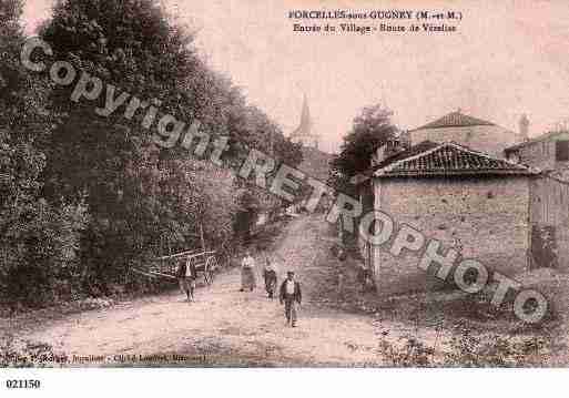 Ville de FORCELLESSAINTGORGON Carte postale ancienne