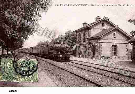 Ville de FRETTESURSEINE(LA) Carte postale ancienne