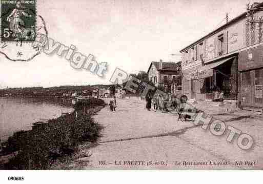 Ville de FRETTESURSEINE(LA) Carte postale ancienne