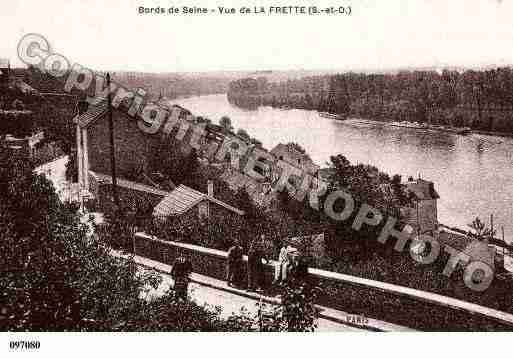 Ville de FRETTESURSEINE(LA) Carte postale ancienne