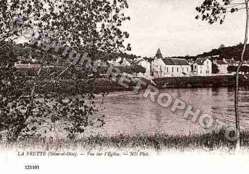 Ville de FRETTESURSEINE(LA) Carte postale ancienne