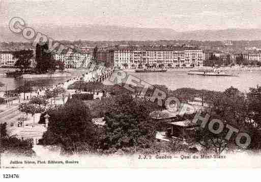 Ville de GENEVE Carte postale ancienne