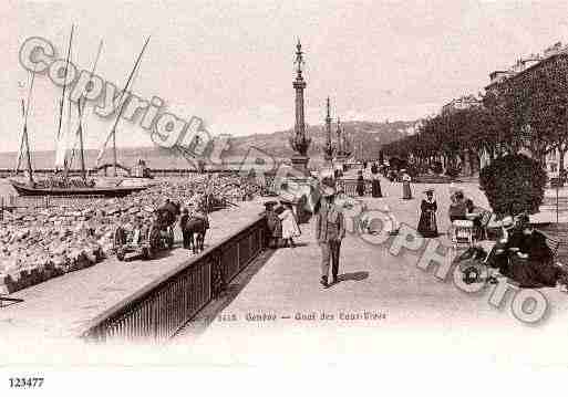 Ville de GENEVE Carte postale ancienne Ville de GENEVE Carte postale ancienne