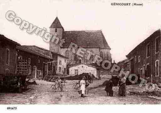 Ville de GENICOURTSOUSCONDE Carte postale ancienne Ville de GENICOURTSOUSCONDE Carte postale ancienne