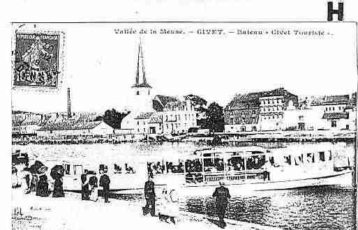 Ville de GIVET Carte postale ancienne