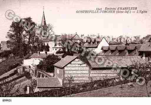Ville de GONFREVILLEL\'ORCHER Carte postale ancienne