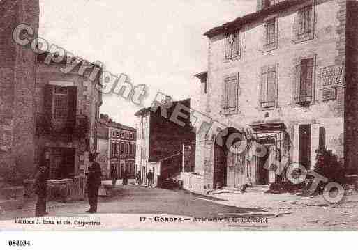 Ville de GORDES Carte postale ancienne Ville de GORDES Carte postale ancienne