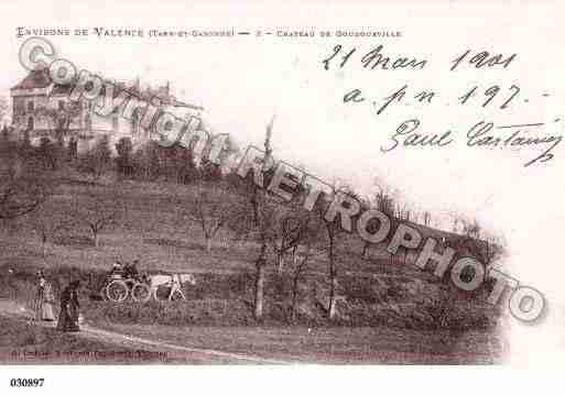 Ville de GOUDOURVILLE Carte postale ancienne