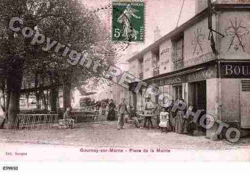 Ville de GOURNAYSURMARNE Carte postale ancienne