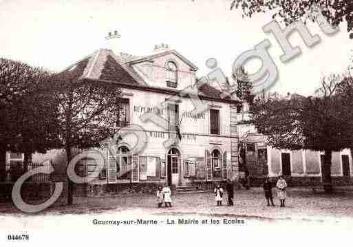 Ville de GOURNAYSURMARNE Carte postale ancienne