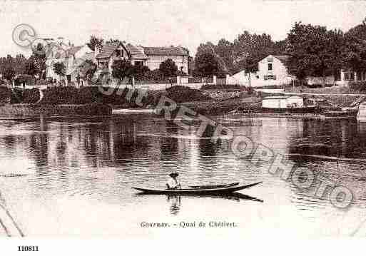 Ville de GOURNAYSURMARNE Carte postale ancienne