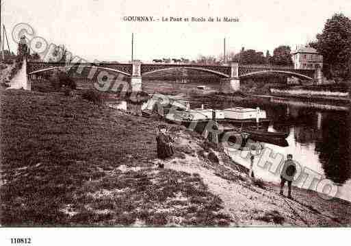 Ville de GOURNAYSURMARNE Carte postale ancienne