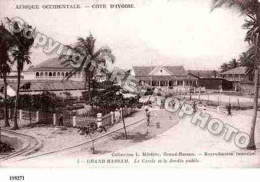 Ville de GRANDBASSAM Carte postale ancienne Ville de GRANDBASSAM Carte postale ancienne