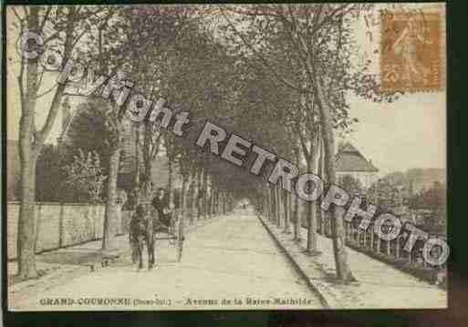 Ville de GRANDCOURONNE Carte postale ancienne