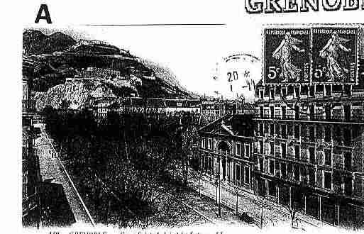 Ville de GRENOBLE Carte postale ancienne