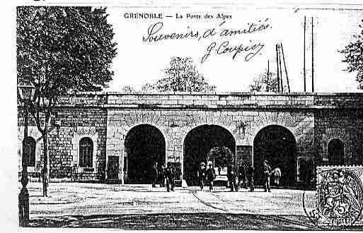 Ville de GRENOBLE Carte postale ancienne Ville de GRENOBLE Carte postale ancienne