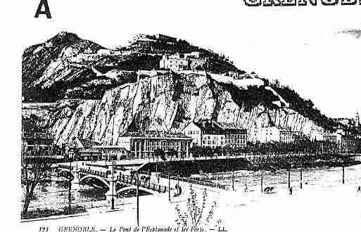 Ville de GRENOBLE Carte postale ancienne