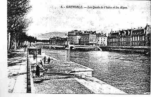 Ville de GRENOBLE Carte postale ancienne