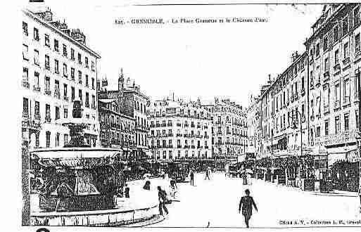 Ville de GRENOBLE Carte postale ancienne