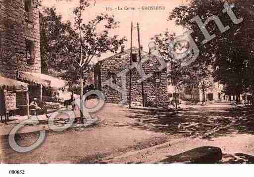 Ville de GROSSETOPRUGNA Carte postale ancienne