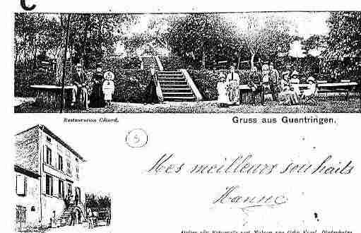 Ville de GUENTRANGE Carte postale ancienne Ville de GUENTRANGE Carte postale ancienne
