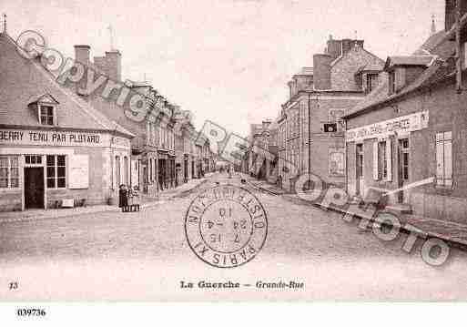 Ville de GUERCHESURL'AUBOIS(LA) Carte postale ancienne