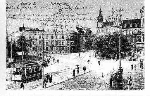 Ville de HALLE Carte postale ancienne Ville de HALLE Carte postale ancienne
