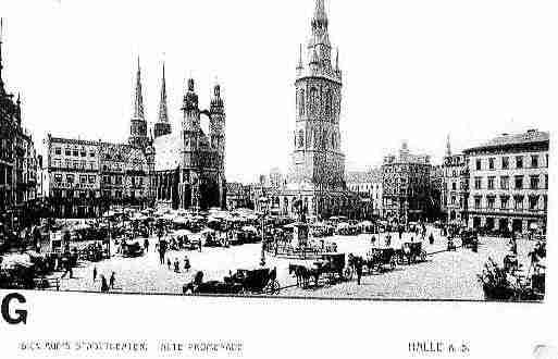 Ville de HALLE Carte postale ancienne Ville de HALLE Carte postale ancienne