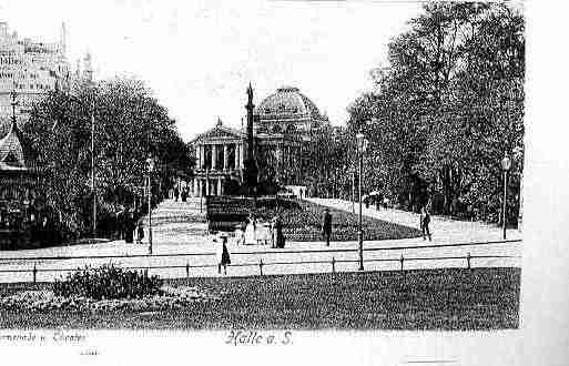 Ville de HALLE Carte postale ancienne