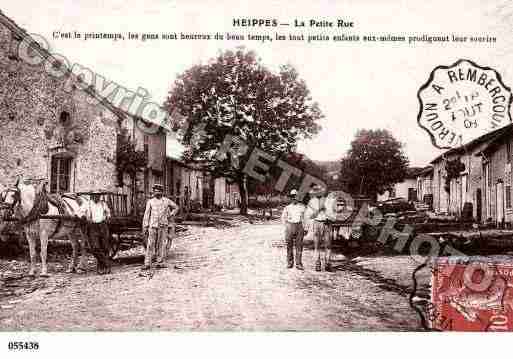 Ville de HEIPPES Carte postale ancienne