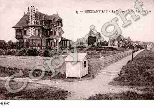 Ville de HERMANVILLESURMER Carte postale ancienne Ville de HERMANVILLESURMER Carte postale ancienne