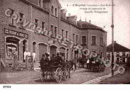 Ville de HOPITAL(L\') Carte postale ancienne