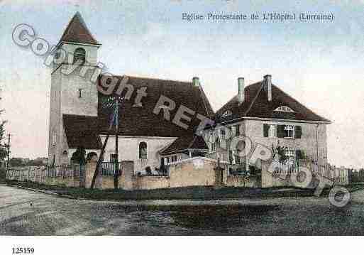 Ville de HOPITAL(L\') Carte postale ancienne