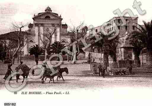 Ville de ILEROUSSE(L') Carte postale ancienne