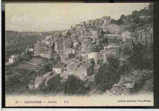 Ville de ILEROUSSE(L\') Carte postale ancienne